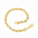 10K Gold Rope Bracelet