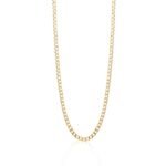 10K Gold Two-Tone Diamond-Cut Cuban Link Chain (2.5mm)