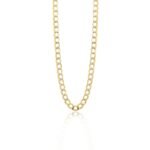 10K Gold Two-Tone Diamond-Cut Cuban Link Chain