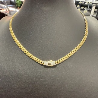 10k 10.6 gr Monaco chain, 16 inch- 5mm